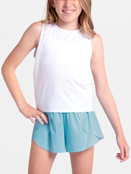 Lucky In Love Girls Core Checkmate Short - Blue