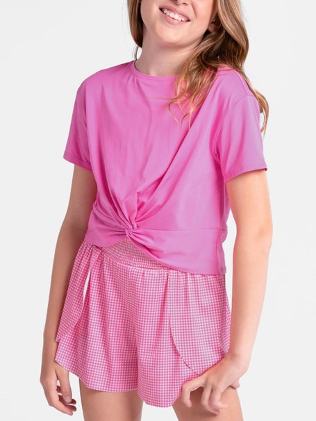 Lucky In Love Girls Core Checkmate Short - Taffy Pink