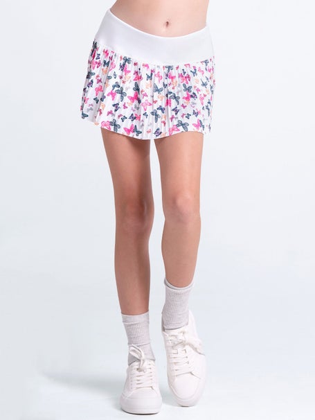 Lucky In Love Girls Novelty Wing Shot Pleat Skirt