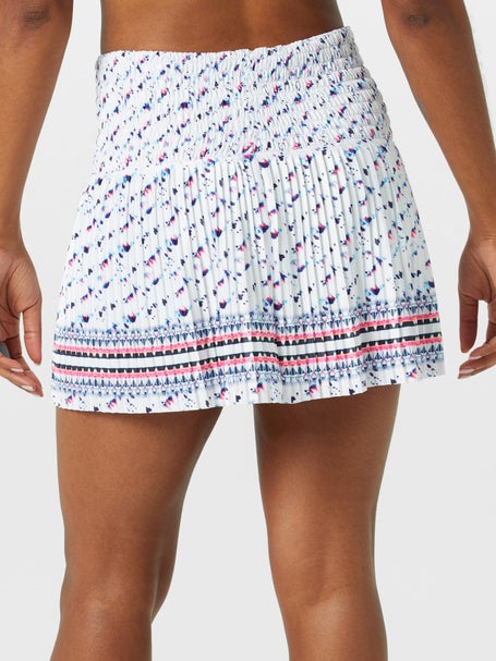 Lucky in Love Womens Long Cool Vibes Smocked Skirt