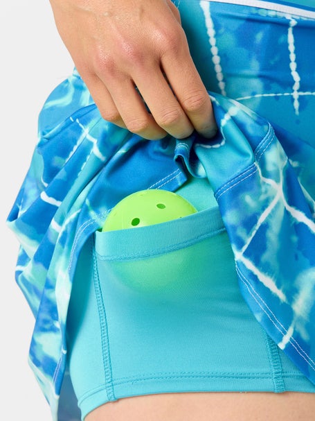 Lucky in Love Womens Wave Rider Pickleball Skirt