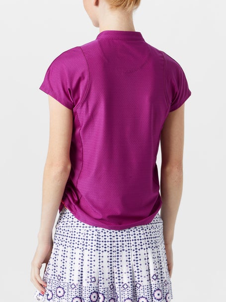 Lucky In Love Womens Berry Buzz Shimmer On Top