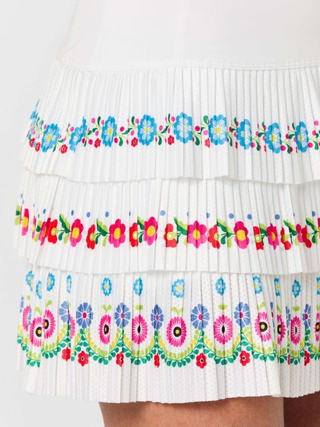 Lucky in Love Womens Blossom Pleat Skirt