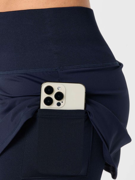 Lucky in Love Womens Baseline Skirt - Navy