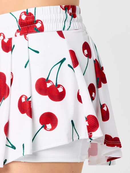 Lucky in Love Womens High Waist Cherries On Top Skirt