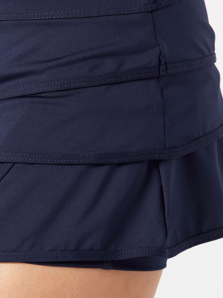 Lucky in Love Womens Core Scallop Skirt - Navy