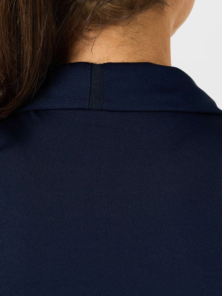 Lucky in Love Womens Club Polo Tank - Navy