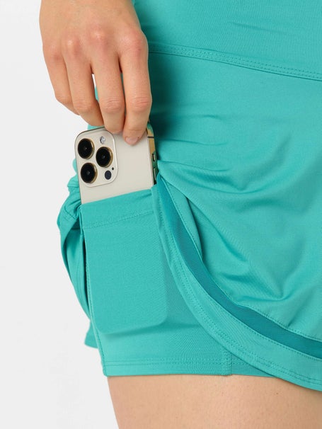 Lucky In Love Womens Eyelet Double Court Skirt