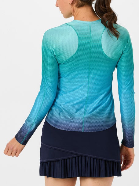 Lucky In Love Womens Eyelet In It To Win Long Sleeve