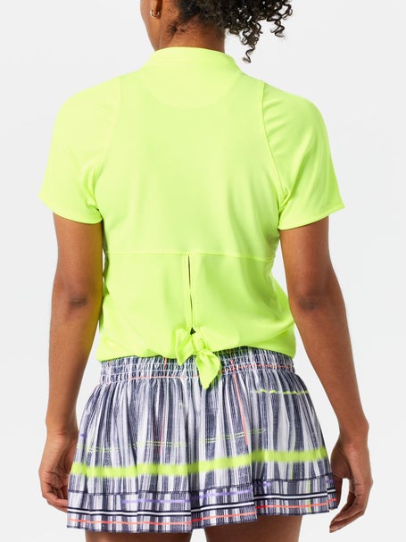 Lucky in Love Womens Electric Innovate Tie Back Top