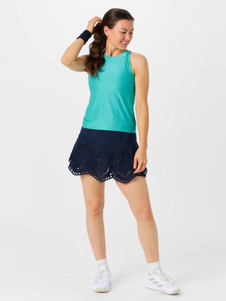 Lucky In Love Womens Eyelet You Win Skirt