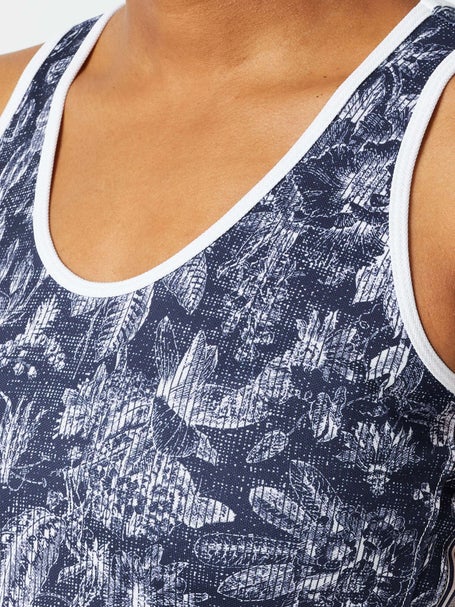 Lucky in Love Womens Electric Fonce Toile Tank