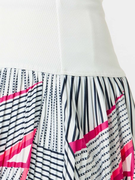 Lucky in Love Womens Glow Set Geo Pleat Skirt