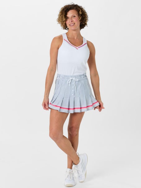 Lucky in Love Womens Glow Set Stripe Tank