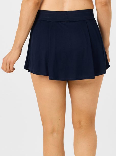 Lucky in Love Womens High Waist Court Skirt - Navy