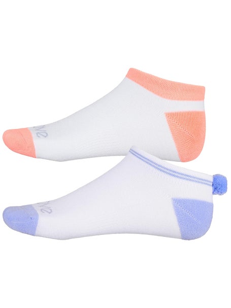 Lucky In Love Wmn Lavender Low Cut Sock Size 4-10 Multi