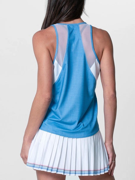 Lucky In Love Womens Linen Play Tank