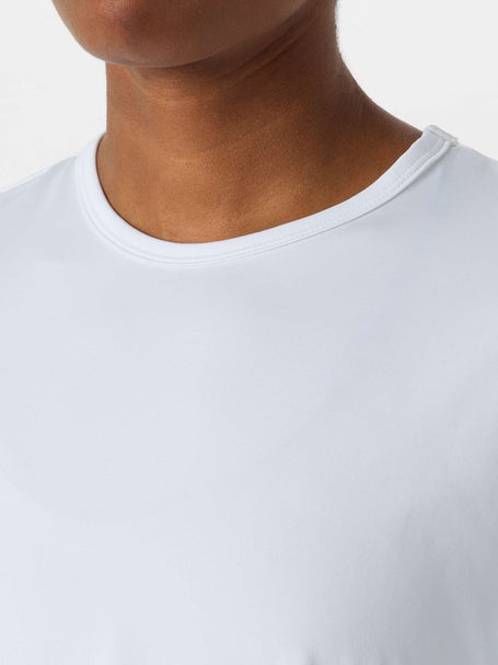 Lucky In Love Womens L-UV Power Box Top - White