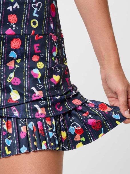 Lucky In Love Womens Love You Pickleball Skirt