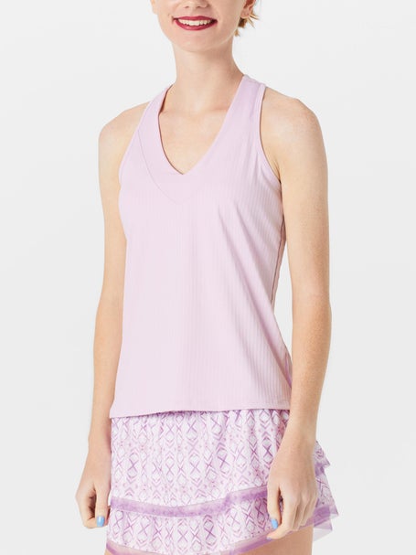 Lucky In Love Womens Mystic Petal V-Neck Tank