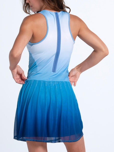 Lucky in Love Womens Next Level Ombre Dress - Ice