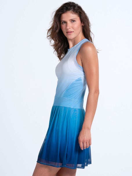 Lucky in Love Womens Next Level Ombre Dress - Ice