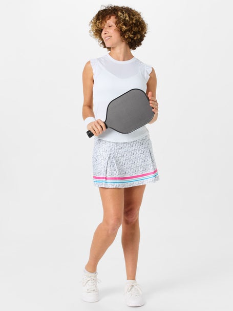 Lucky in Love Womens Pickle-Tini Pickleball Skirt