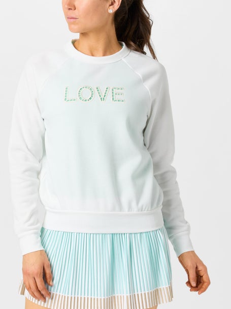 Lucky in Love Womens Riviera Breeze Love Pullover