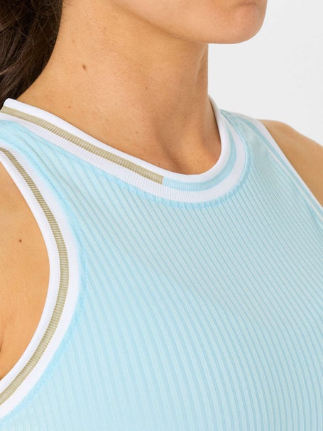 Lucky in Love Womens Riviera Breeze Wave Tank