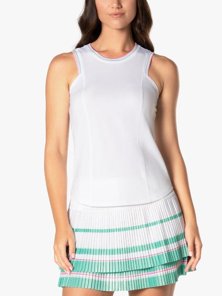 Lucky in Love Womens Retro Deco Tank