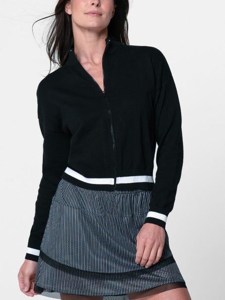 Lucky In Love Womens Rally Mock Cardigan