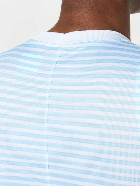 Lucky in Love Womens Riviera Breeze Stripe Muscle Tank