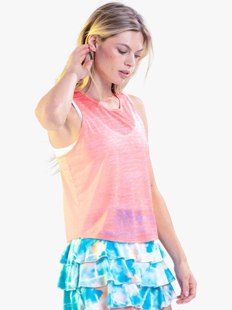 Lucky in Love Womens Waves Summer Haze Tank