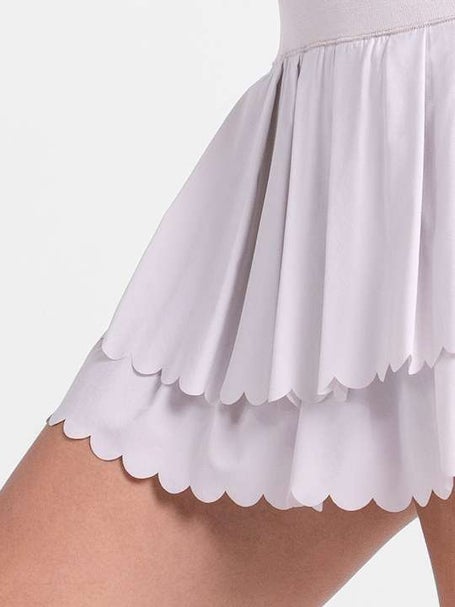 Lucky in Love Womens Weave Laser Wave Pleat Skirt