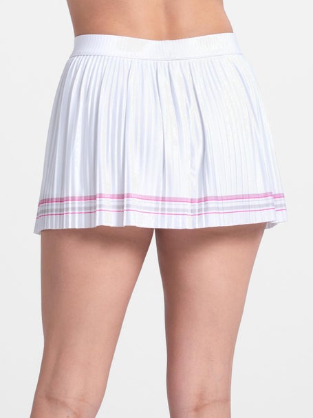 Lucky in Love Womens Weave Woven Strokes Pleat Skirt