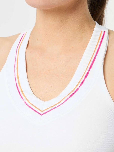 Lucky in Love Womens Shockin Stripes Tank