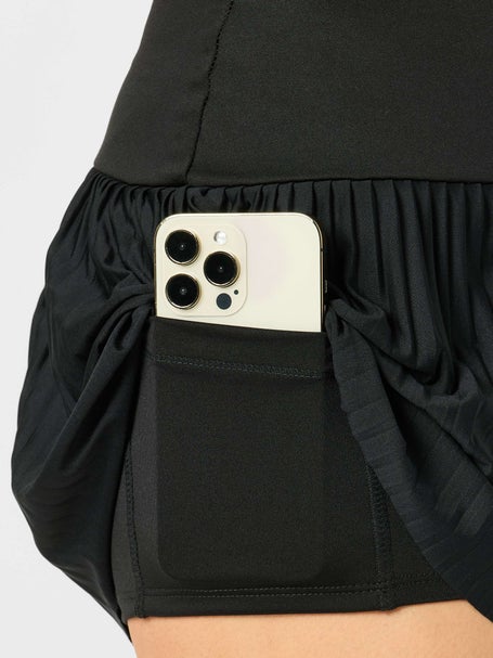 Lucky in Love Womens Tempo Pleat Skirt - Black