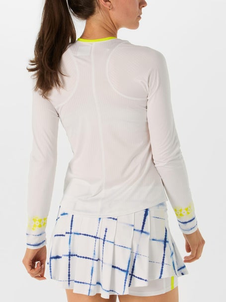 Lucky In Love Womens Shibori Wave Long Sleeve