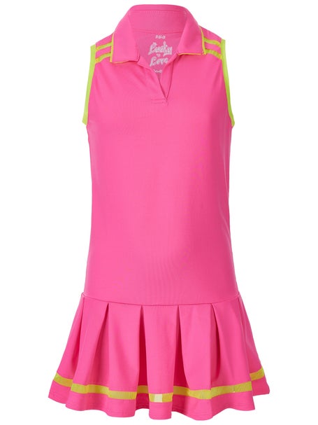Lucky in Love Girls Core Its A Win Dress - Pink