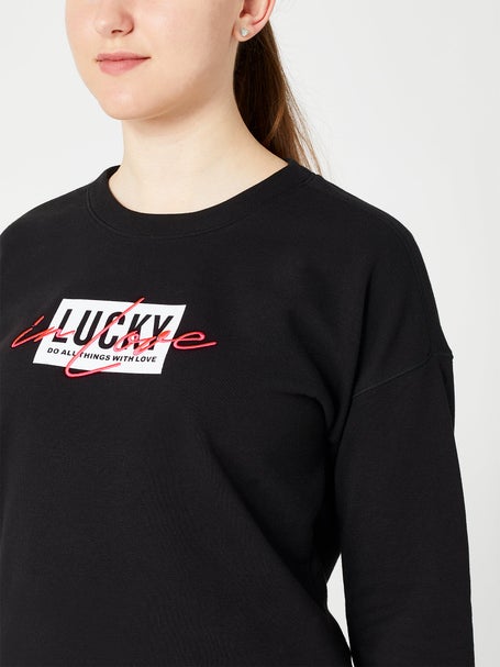 Lucky in Love Womens Signature Pullover