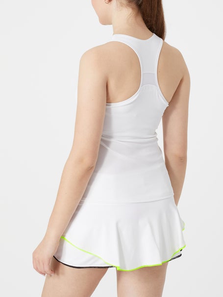 Lucky in Love Womens Pique V-Neck Tank