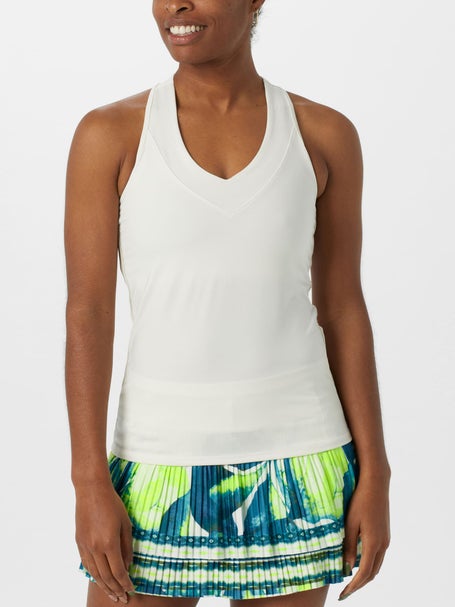 Lucky In Love Womens Caribbean Vibes V-Neck Tank