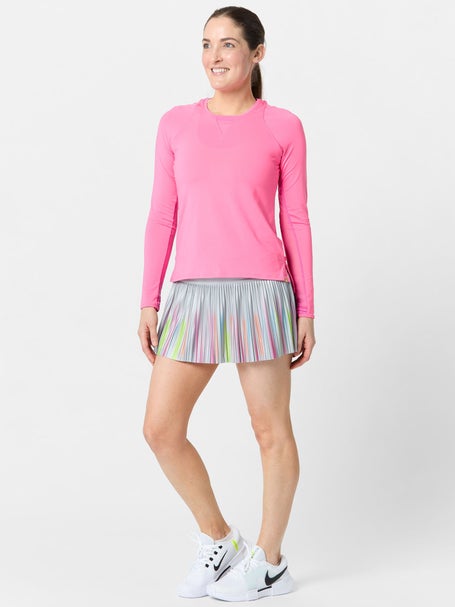 Lucky In Love Womens Equinox Pleat Skirt