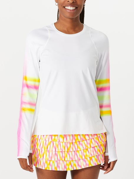 Lucky in Love Womens L-UV Desert Blaze LS