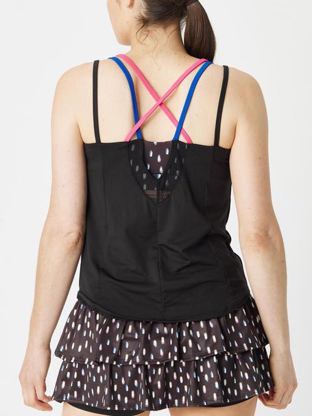 Lucky in Love Womens Neon Let It Glow Cami