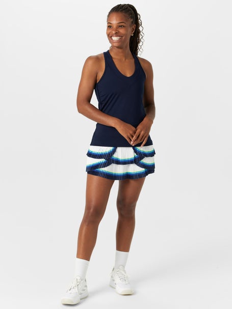 Lucky In Love Womens Pacific Cool Pleat Skirt