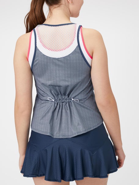 Lucky in Love Womens Palms Royale Layer Tank