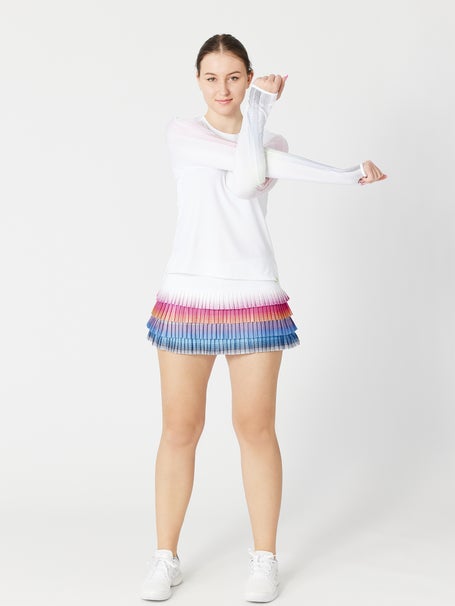 Lucky in Love Womens Shock Wave Long Sleeve Top