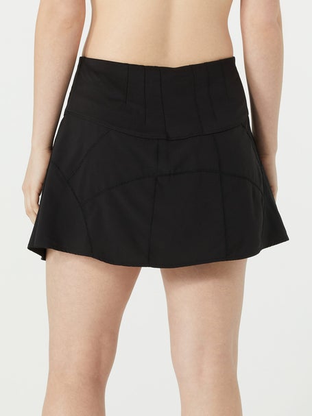 Lucky in Love Womens Tech Long Patchwork Skirt