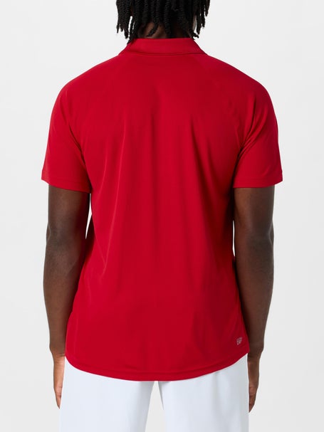 Lacoste Mens Raglan Polo - Red